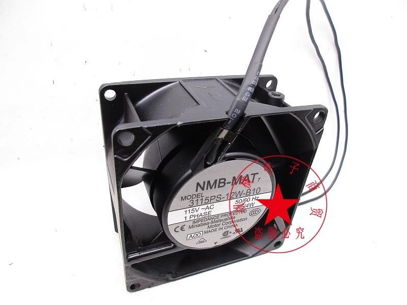 NMB 3115PS-12W-B10 8038 AC115V 4.5/4W 8CM AC Cooling Fan