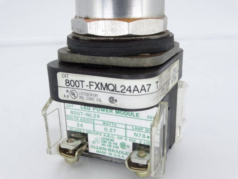 Allen Bradley 800T-FXMQL24AA7 Push Button Timer Replacement | 24-Hour Timer | Battery-Powered | Timer Replacement for Allen Bradley 800T-FXMQL24AA7 - ALLEN BRADLEY