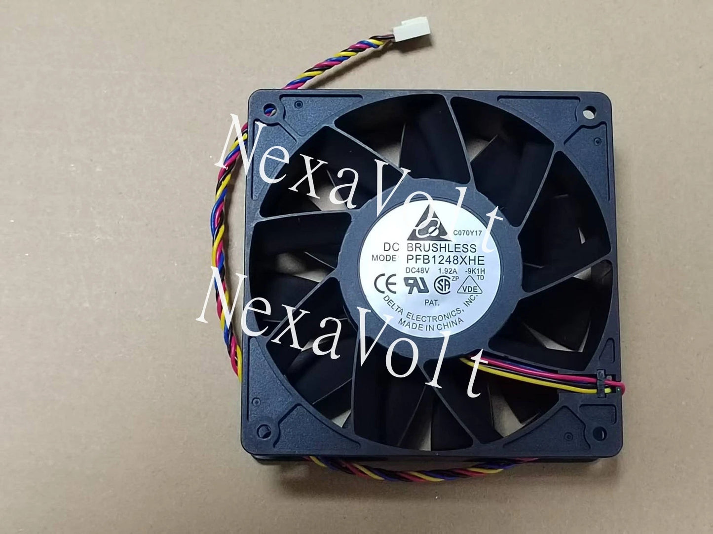 DELTA PFB1248XHE 12038 12CM 48V 1.92A 4-wire cooling fan