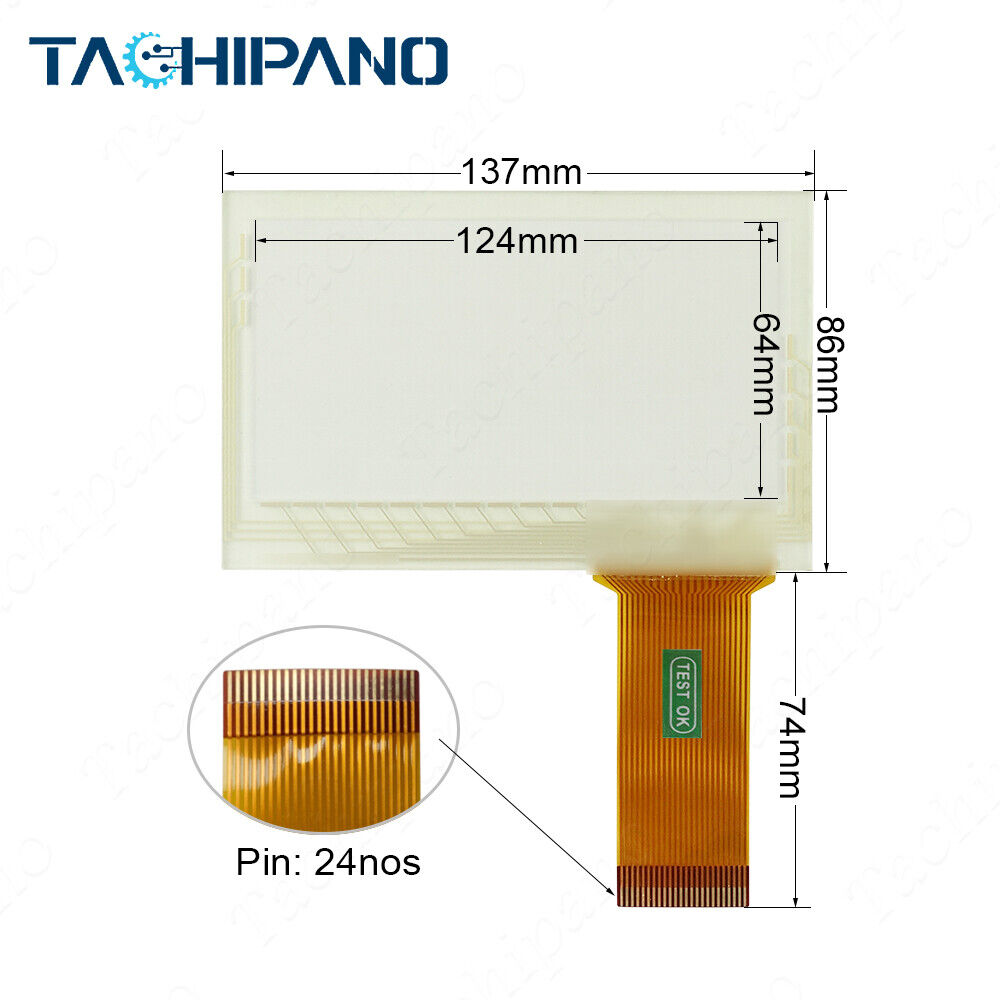 new Touch Panel for 2711-T5A16L1 PanelView Standard 550 Screen with Front Overlay - PANELVIEW