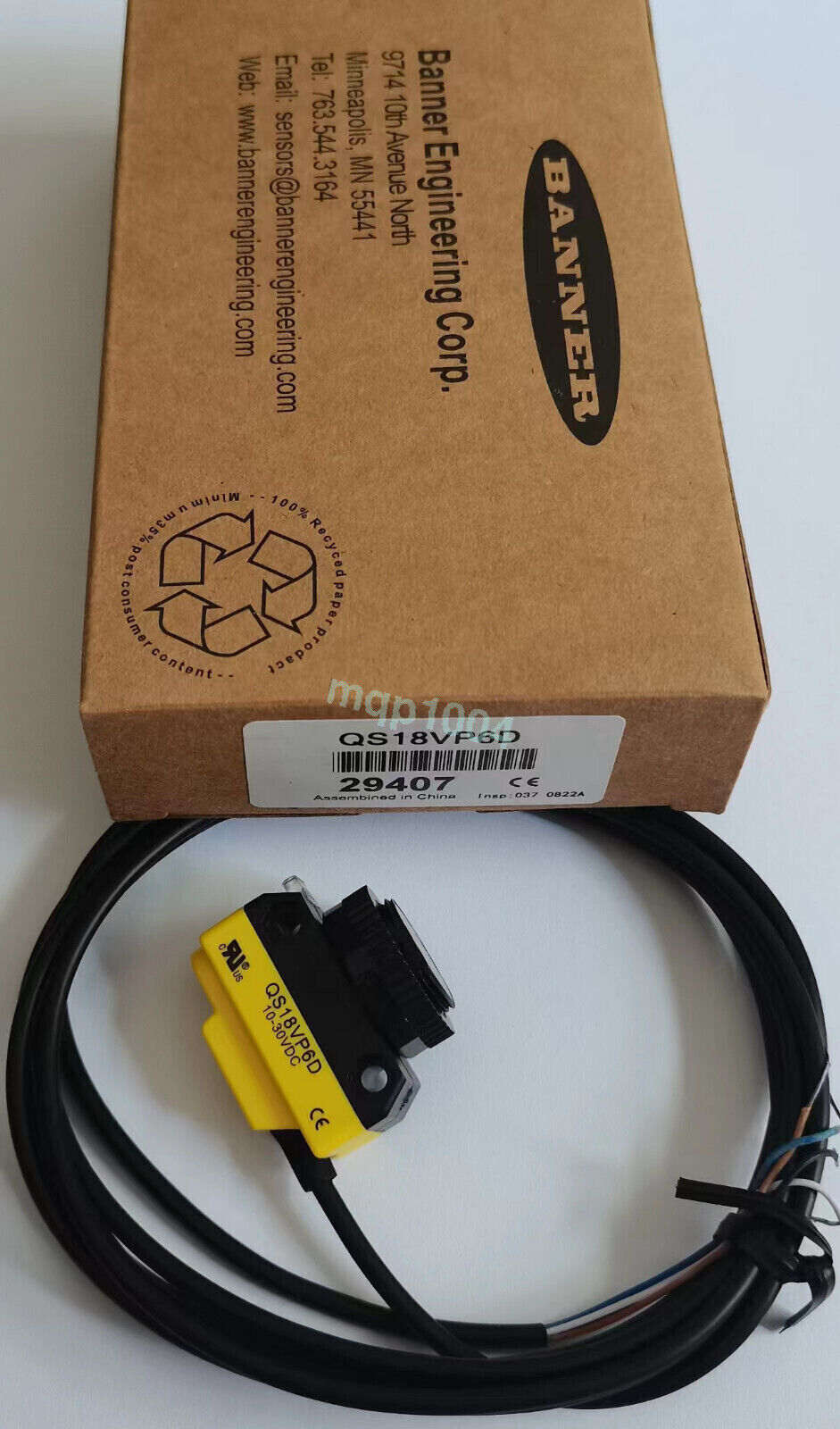 QS18VP6D Photoelectric Sensor - BANNER