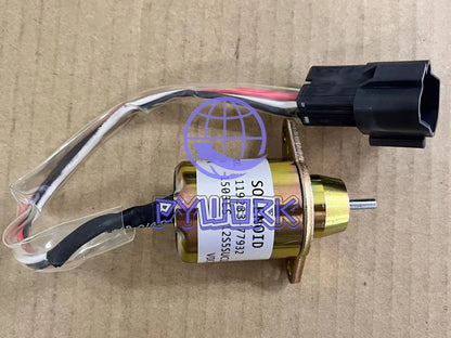 Fuel Shut Off Stop Solenoid Valve 1503ES-12S5SUC12S 12V for YANMAR Diesel Engine