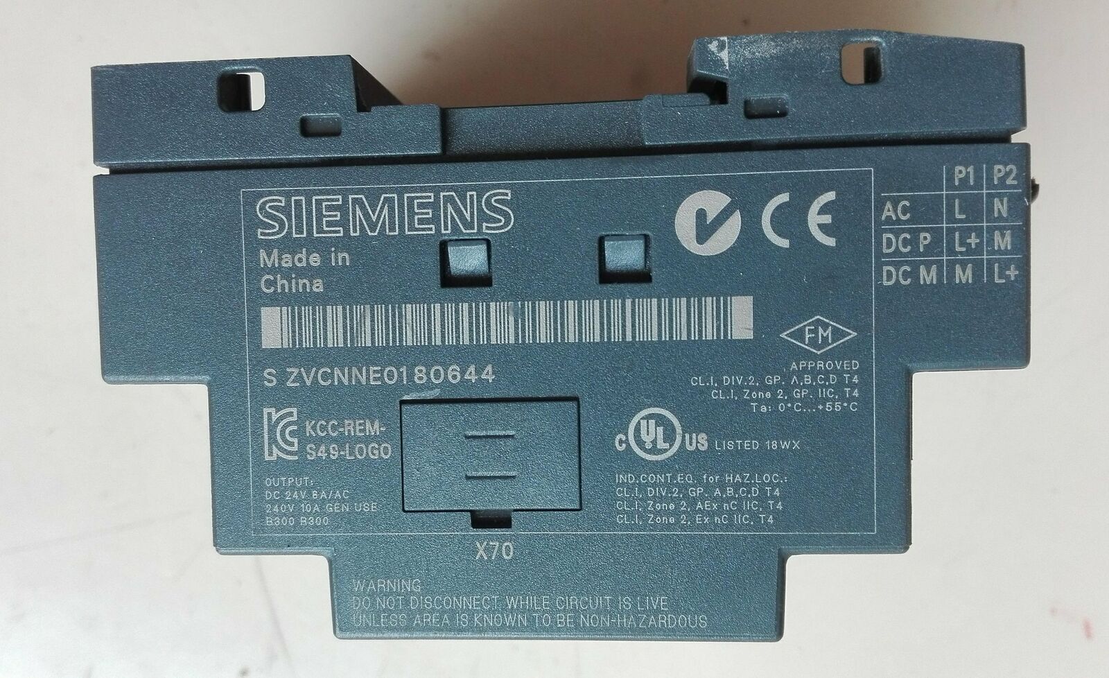 used  Siemens LOGO 6ED1052-1HB00-0BA6 Tested In Good Condition koeed