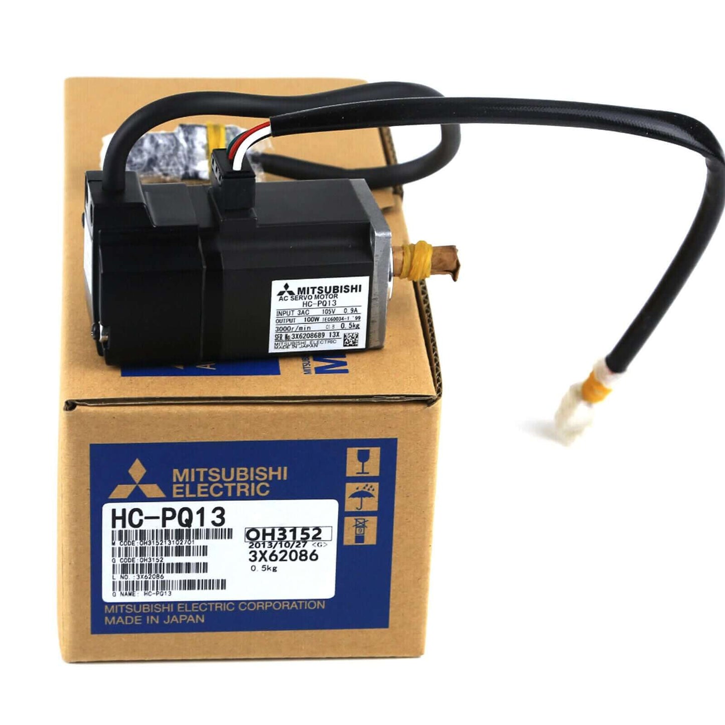 MITSUBISHI HC-PQ13 Servo Motor in Box - MITSUBISHI