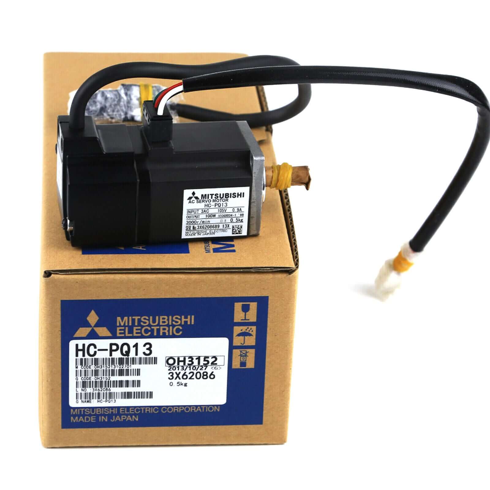MITSUBISHI HC-PQ13 Servo Motor in Box - MITSUBISHI