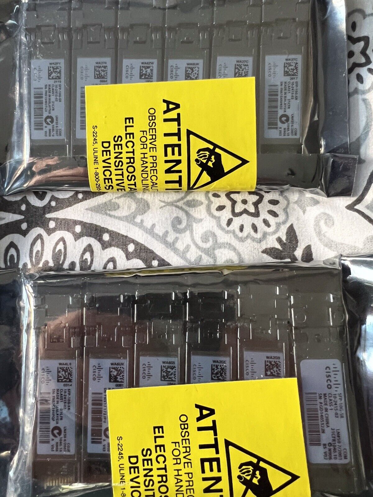 new Lot of 6 Cisco SFP-10G-SR Transceiver Modules - CISCO