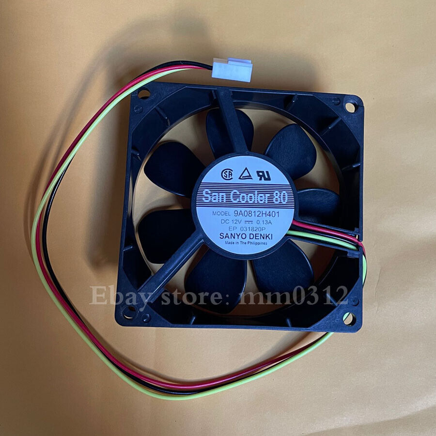 DC12V 0.13A 80mm Axial Fan - SANYO