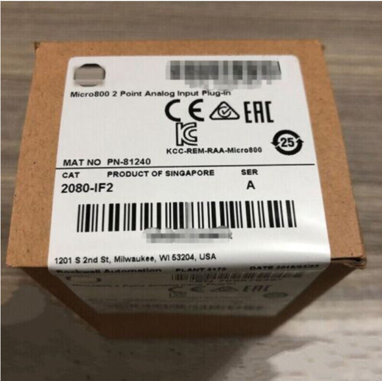 *NEW Allen-Bradley Micro800 2 Point Analog Input Plug-In - 2080IF2* - High-precision analog input for industrial and laboratory applications. - ALLEN-BRADLEY