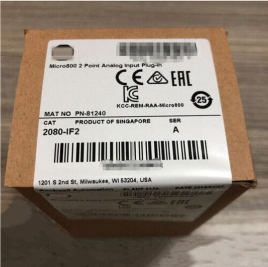 *NEW Allen-Bradley Micro800 2 Point Analog Input Plug-In - 2080IF2* - High-precision analog input for industrial and laboratory applications. - ALLEN-BRADLEY