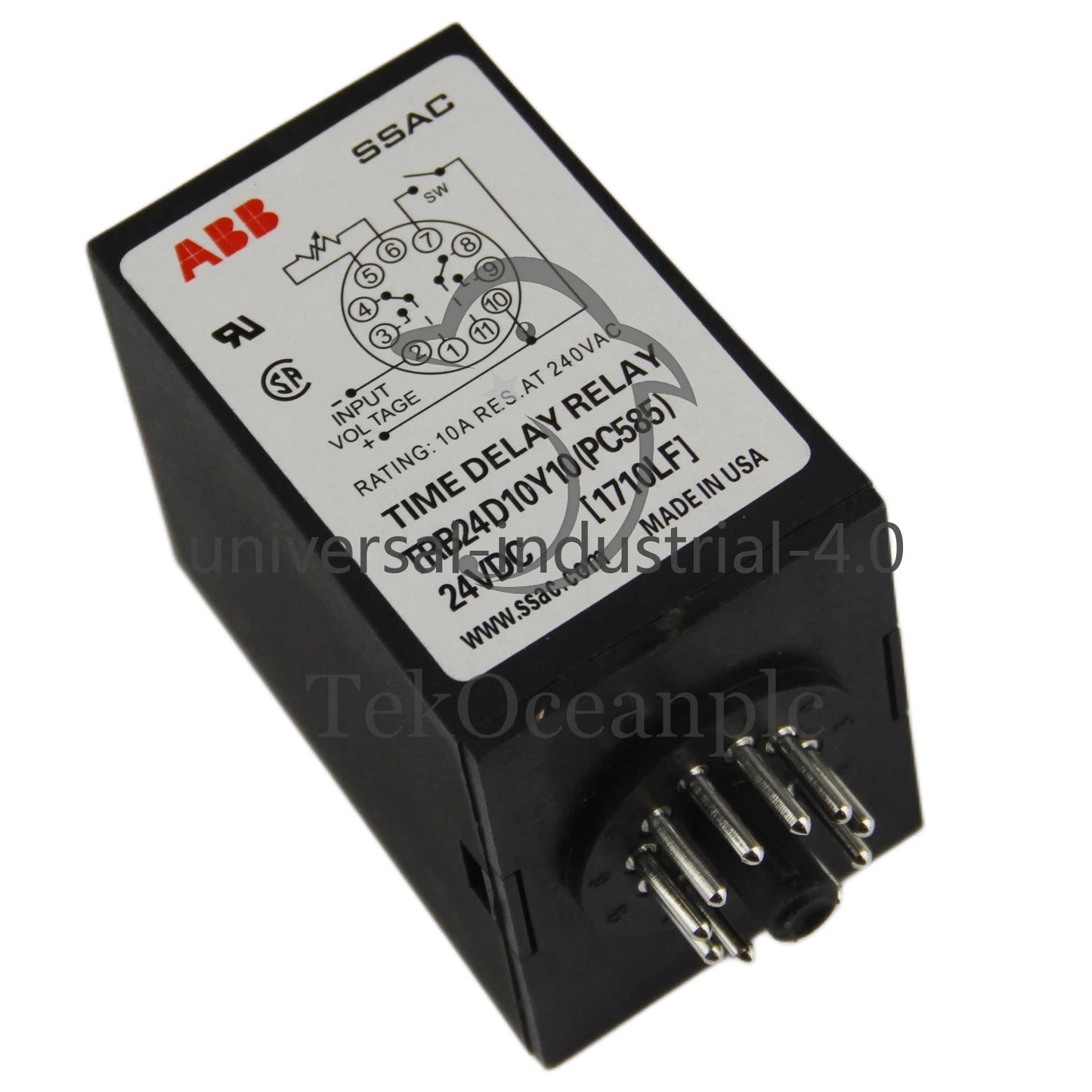 ABB TRB24D10Y10 Time Delay Relay 24VDC #te