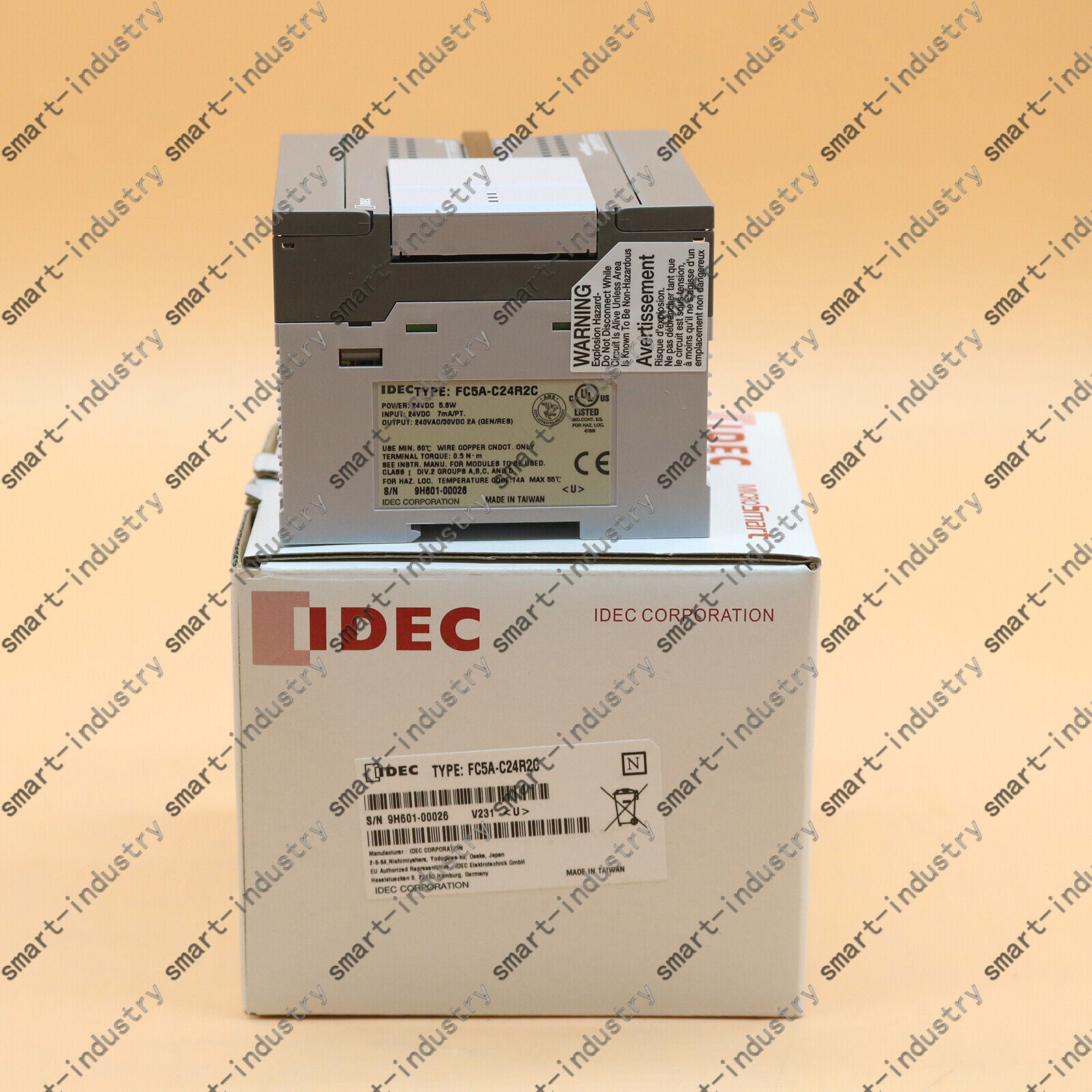 new IDEC FC5A-C24R2C  PLC Module In Box One year