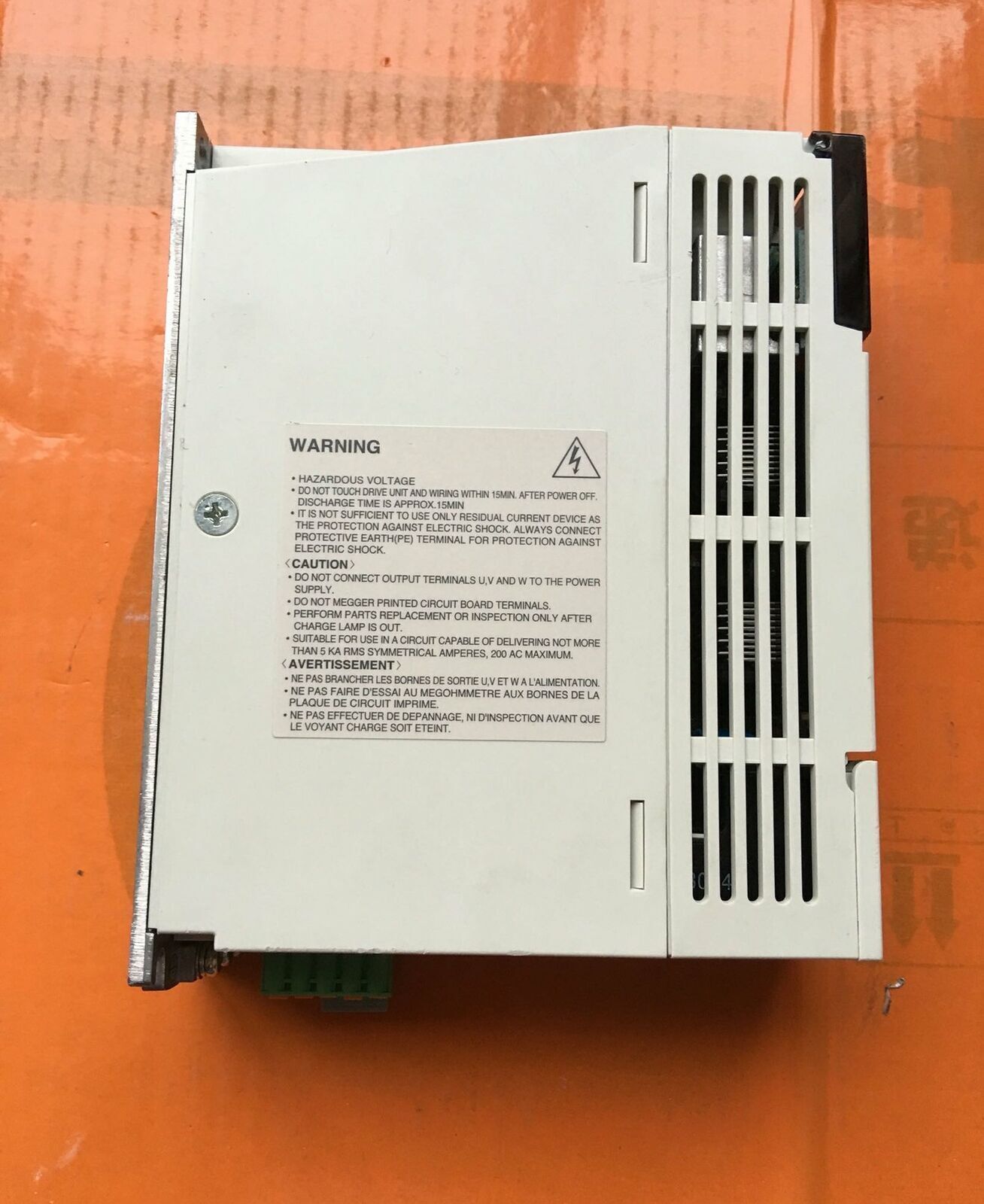 Used Mitsubishi MR-J2S-20CP Servo Driver Tested In Good Condition - MITSUBISHI