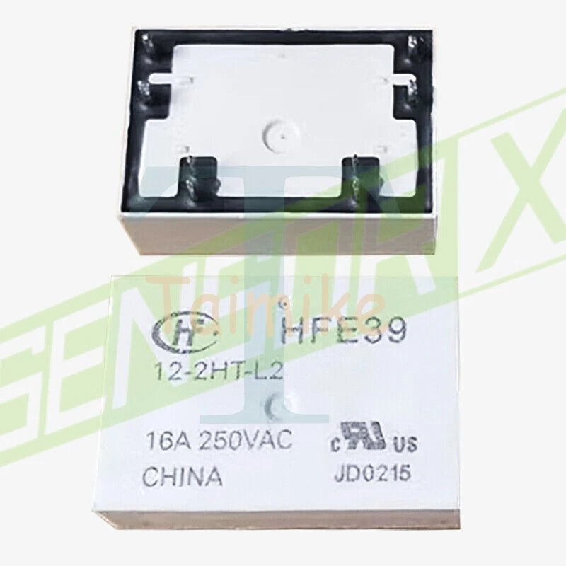 1Pce HongFa HFE39 12-2HT-L2 12VDC POWER LATCHING RELAY 16A 250VAC 8Pins~