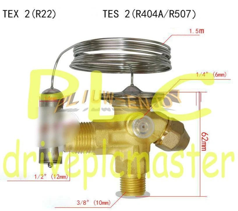 1PC Expansion Valve T2 TEX2 068Z3206 068Z3209 R22/R407C #dr