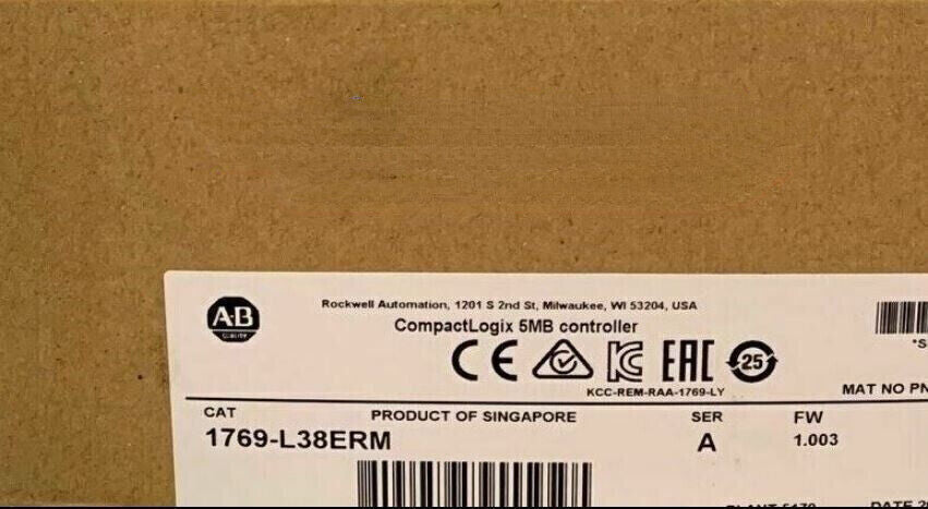 Allen-Bradley 1769-L38ERM CompactLogix Controller - ALLEN-BRADLEY