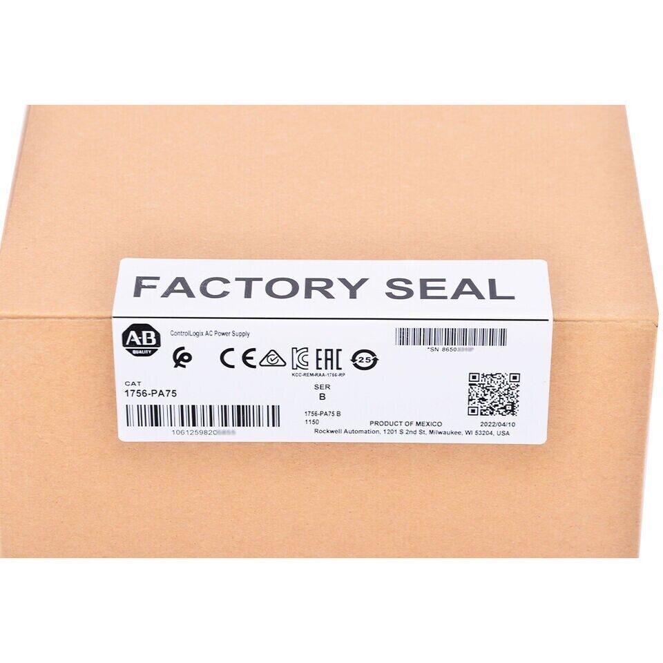 Allen-Bradley ControlLogix AC Power Supply AB 1756-PA75 SER B - ALLEN-BRADLEY