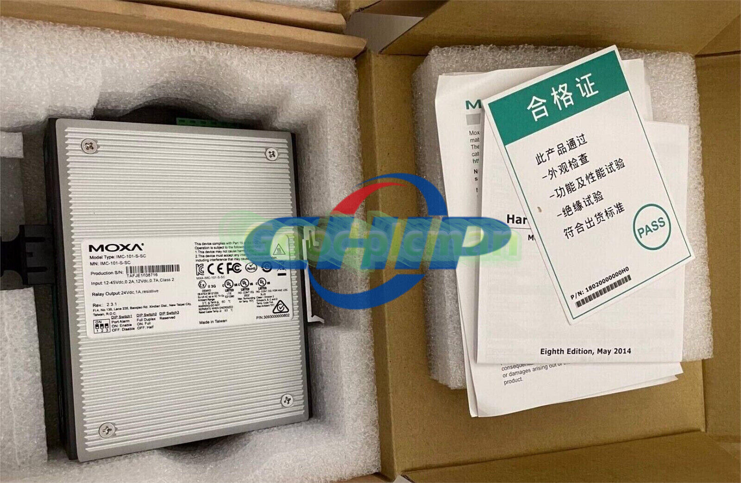 1PCS MOXA IMC-101-S-SC SINGLE-MODE PHOTOELECTRIC CONVERTER