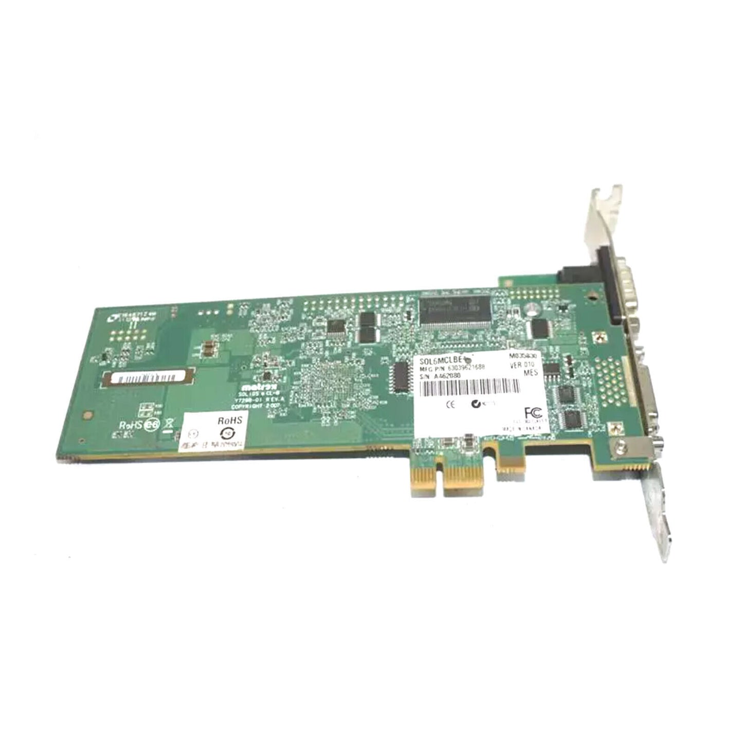 MATROX Y7298-01 SOL6MCLBE Frame Grabber PCIe Card - MATROX