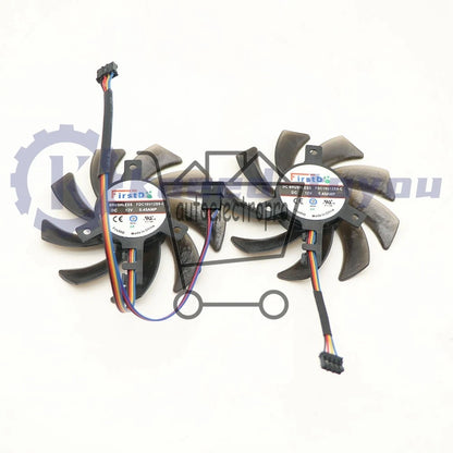 1 set For Sapphire AMD HD7970 HD7950 HD7870 HD7850 Dual-X Fan Replacement 40mm