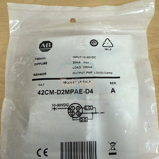 ! Allen Bradley 42CM-D2MPAE-D4 100mm Diffuse Photoelectric Sensor