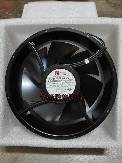 new 1 pcs DELIXI Fan TG25489HA2BL-C AC220V 25489 25.4CM all metal cooling fan