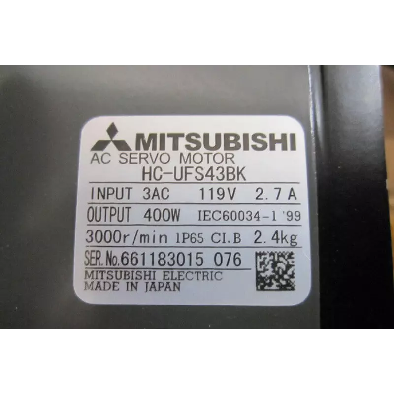 1PC MITSUBISHI HC-UFS43BK Servo Motor New In Box HCUFS43BK - MITSUBISHI