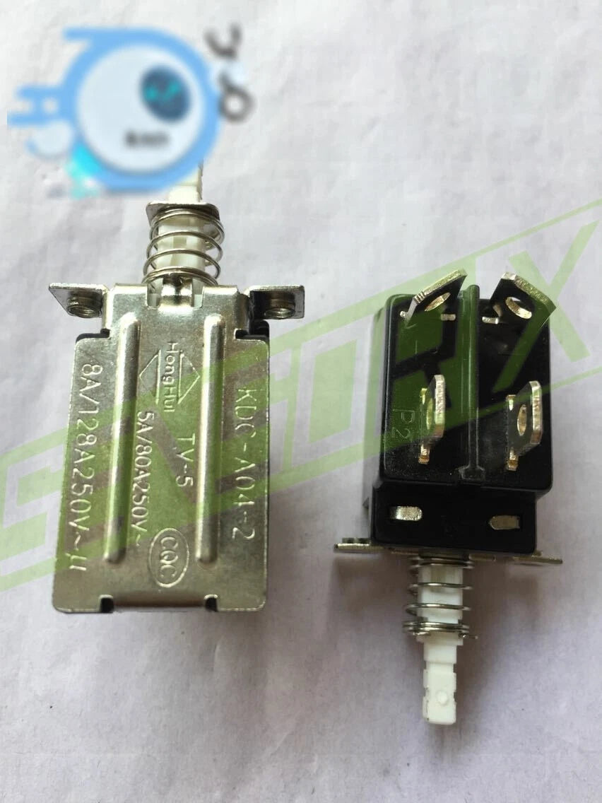 5pcs Self-Locking Power Switch KDC-A04-2 Four-Leg 5A/80A 250V button~