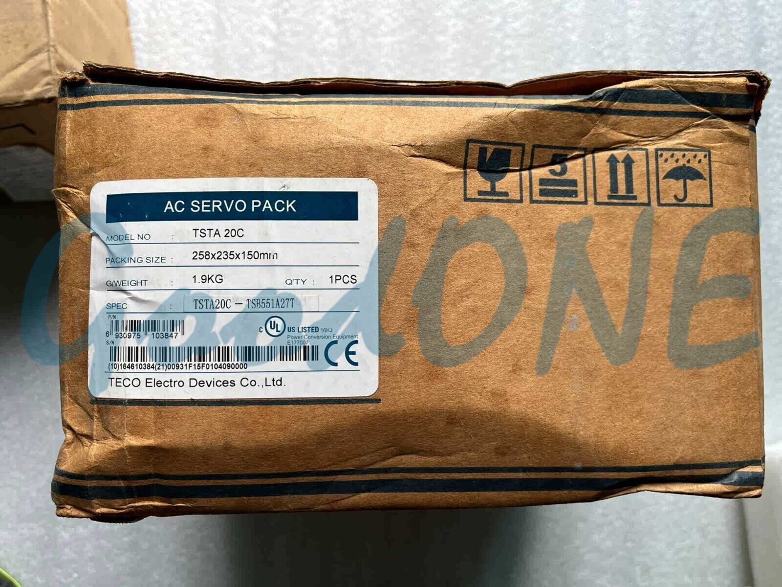 new Teco TSTA20C Servo Drive - TECO