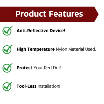 Trijicon MRO Hex ARD Cover KillFlash | Red Dot Lens Cap for Trijicon