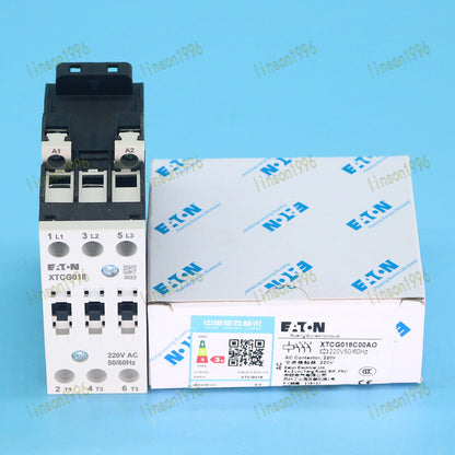 1PC Eaton XTCG018C00AO AC220V 18A Contactor - EATON