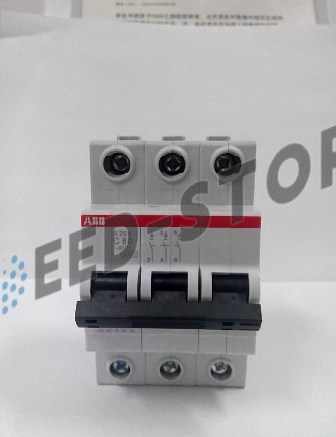 1PCS For ABB S203-C80 3P 80A Circuit Breaker