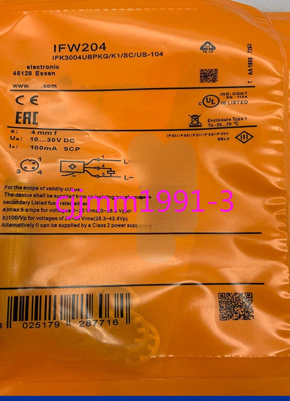 IFM IFW204 - New 1PC IFM IFW204 - IFM IFW204 1PC - IFM 1PC IFW204 - IFM