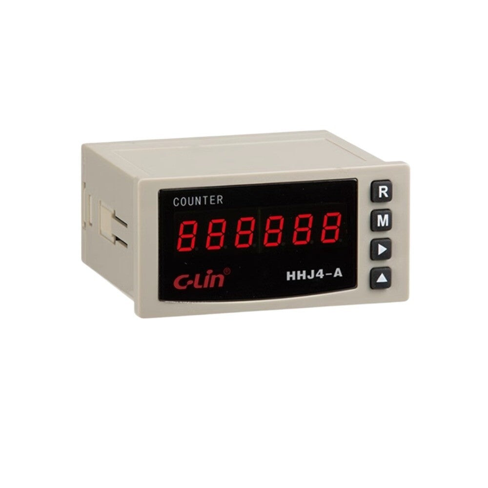 6-digit display counter HHJ4-A countdown N C F X R multi standard adjustable