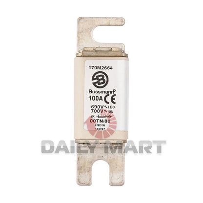 BUSSMANN 170M2664 690V 100A Square Body Fuse