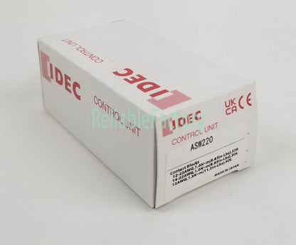 1PCS IDEC ASW220 Selector Switch 2-Position Maintained 2NO Panel Mnt 22mm