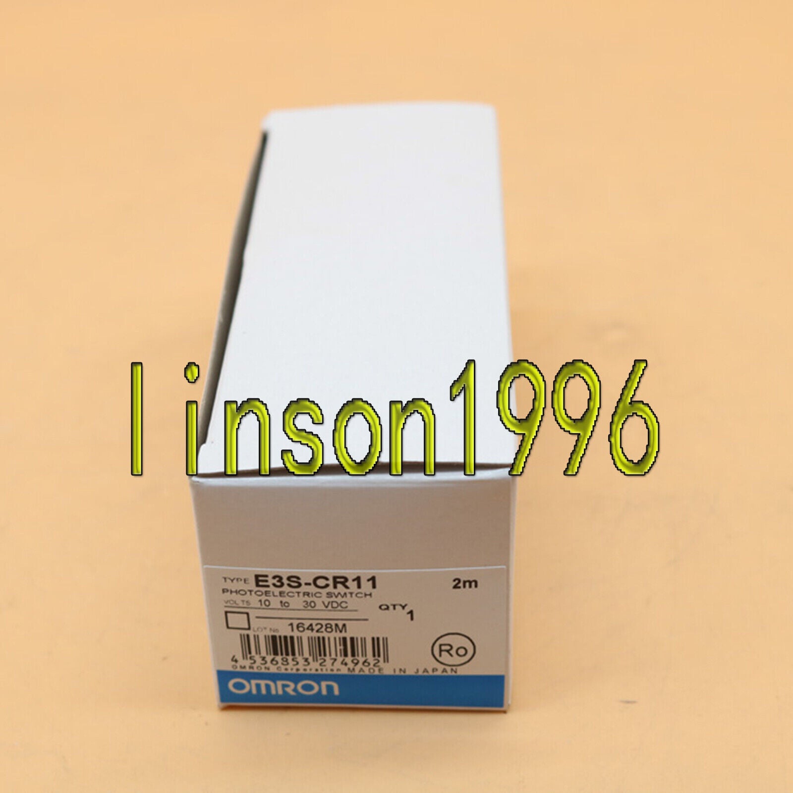 Omron E3S-CR11 Photoelectric Switch Sensor 10-30VDC 2M - OMRON