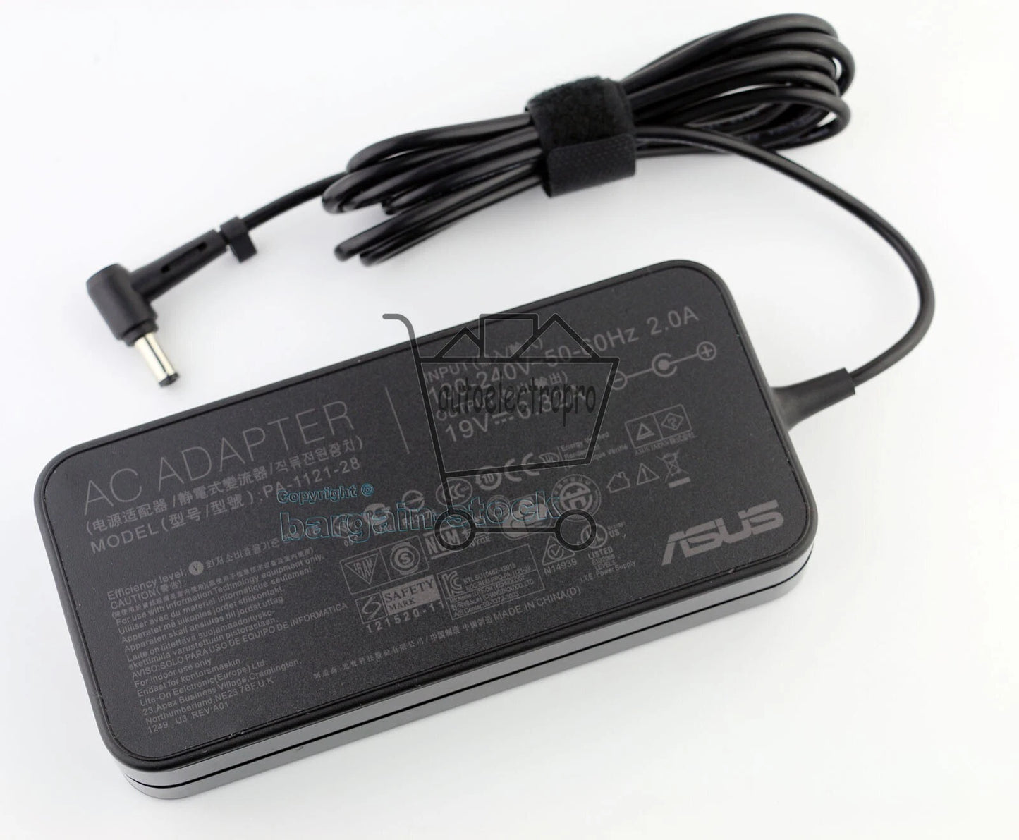 120W AC Power Supply Adapter For ASUS ROG Strix OLED XG27AQDMG Gaming Monitor