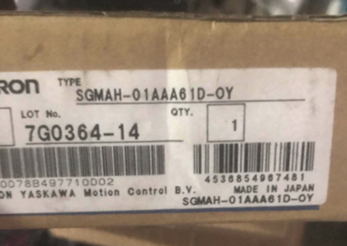 YASKAWA YSGMAH-01AAA61D-0Y Servo Motor - YASKAWA