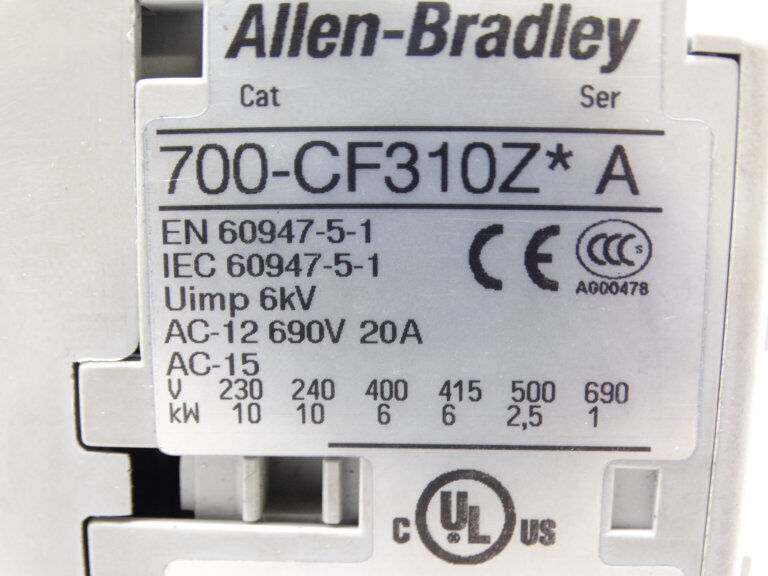 ALLEN BRADLEY 700-CF310ZA SERIES A RELAY | High-Quality Relay Component | Series A | CF310ZA | ALLEN BRADLEY - ALLEN BRADLEY