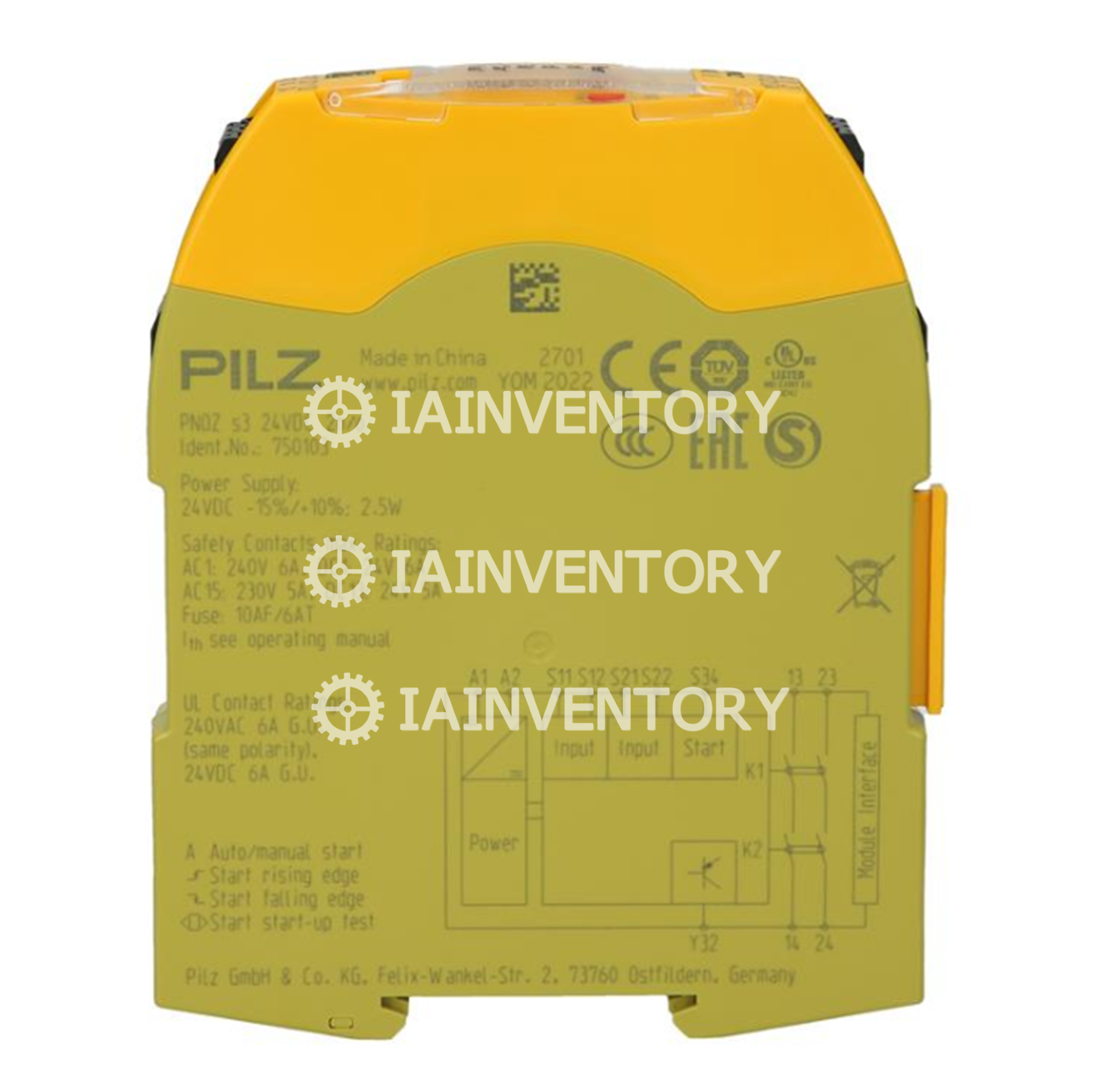 PILZ PNOZ S3 Safety Relay - PILZ