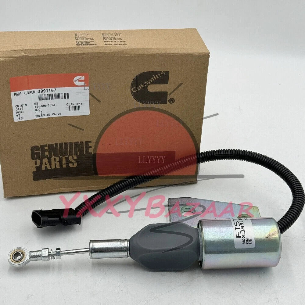 Fuel Shutoff Solenoid SA-4756-12 3932929 87420952 3991167 For Cummins Case IH