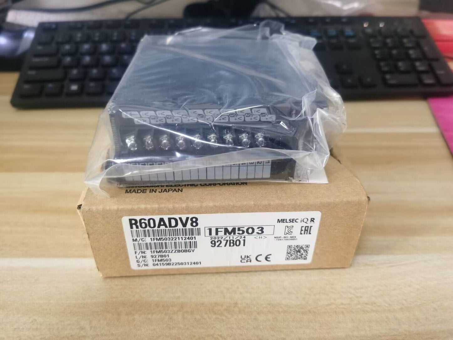 1PC Mitsubishi R60ADV8 Programmable Controller Free Ship