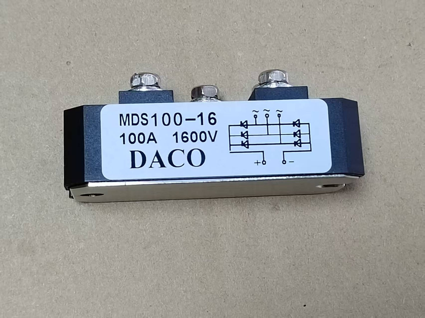 new 1PCS MDS100A MDS100-16 3-Phase Diode Bridge Rectifier 100A Amp 1600V