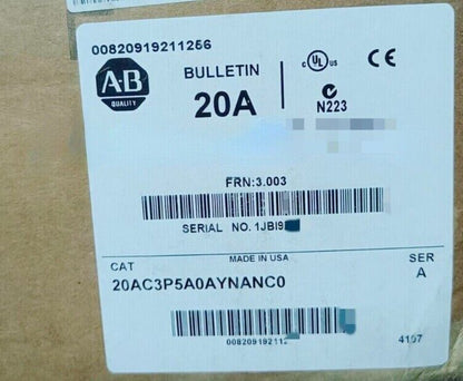 Allen Bradley 20AC3P5A0AYNANC0 PowerFlex 70 AC Drive - ALLEN BRADLEY