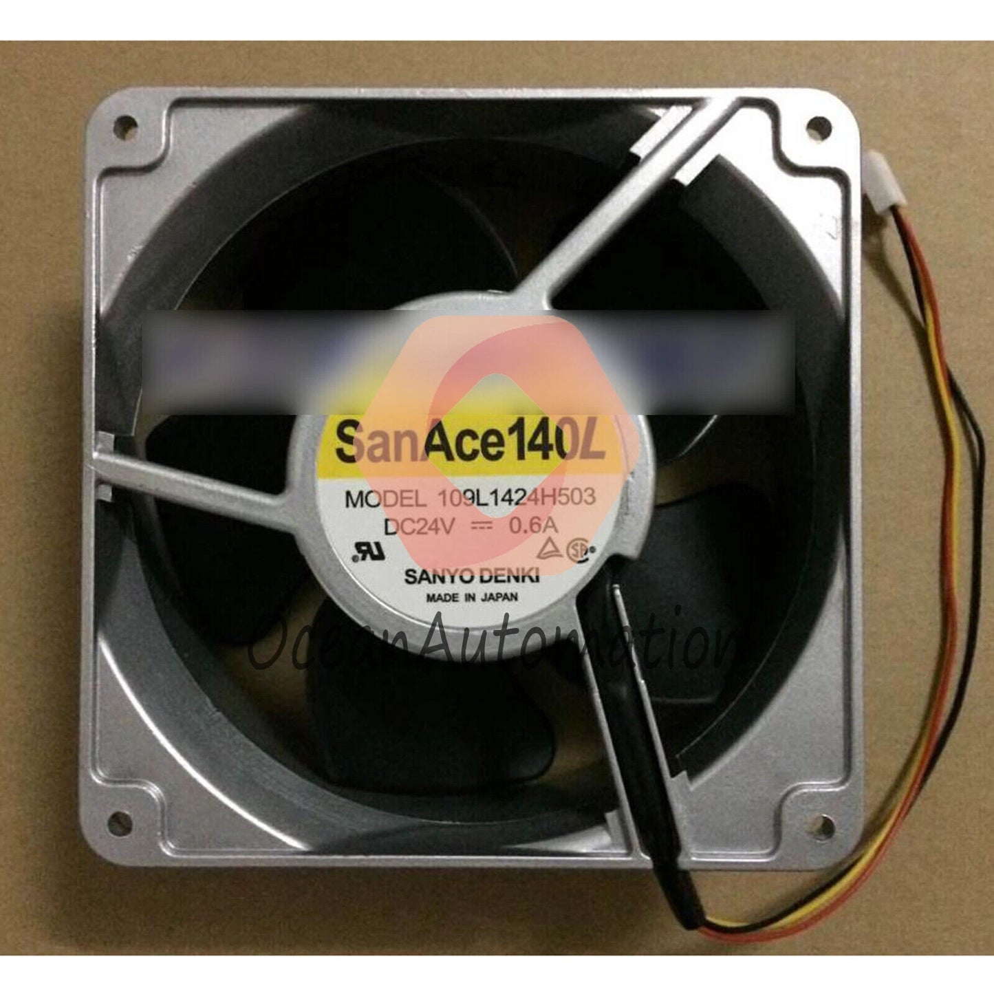 1PCS SANYO DENKI 109L1424H503 DC24V 0.6A Cooling Fan