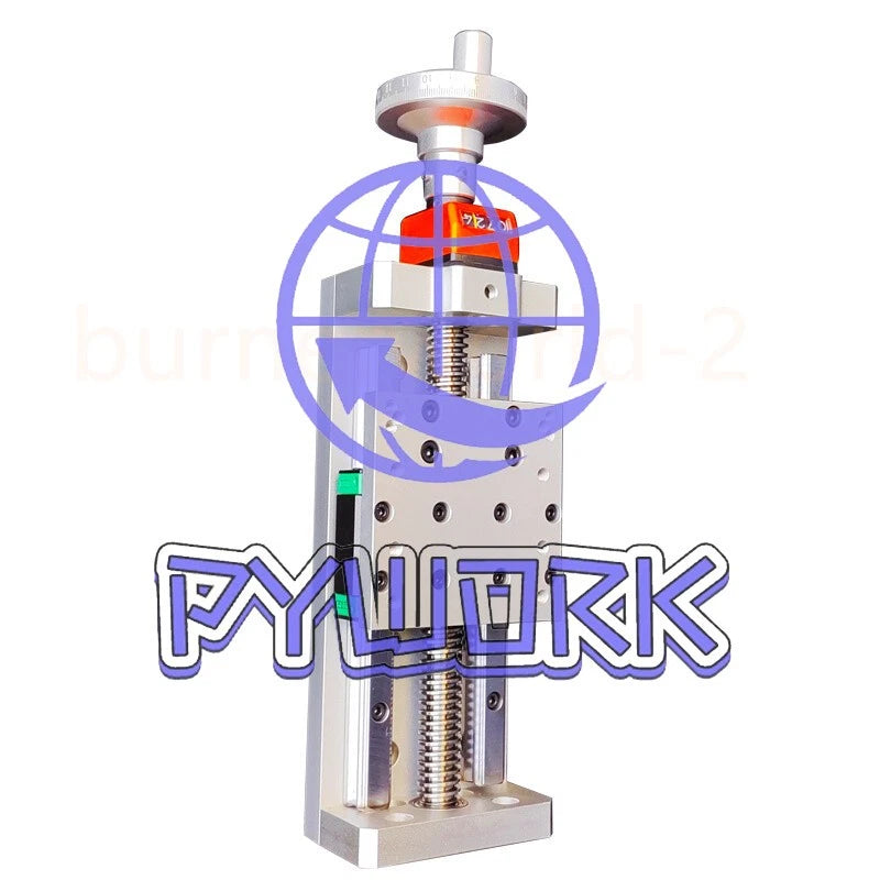 1PCS stroke 300mm Manual Linear Sliding Table Module T-shaped Screw Self-locking