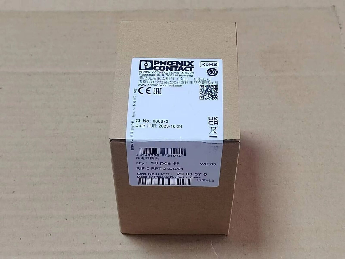 *Lot of 10* Phoenix Contact RIF-0-RPT-24DC/21, 2903370 Relay Modules -