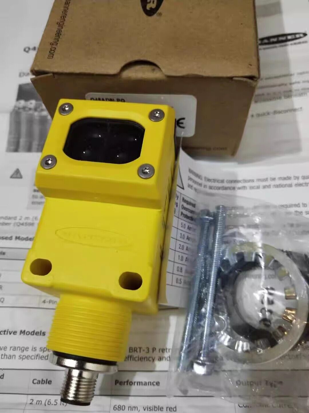 new 1pcs BANNER Q45AD9LPQ Explosion-proof Reflective Plate Photoelectric Sensor - KOEED
