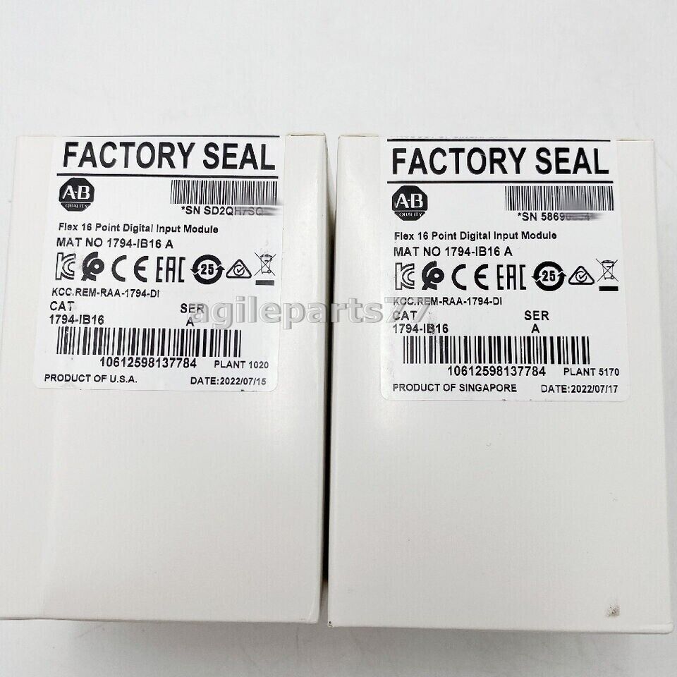 Allen-Bradley 1794-IB16 Flex Input Module PLC - Industrial Control Module - New Factory Sealed - ALLEN-BRADLEY