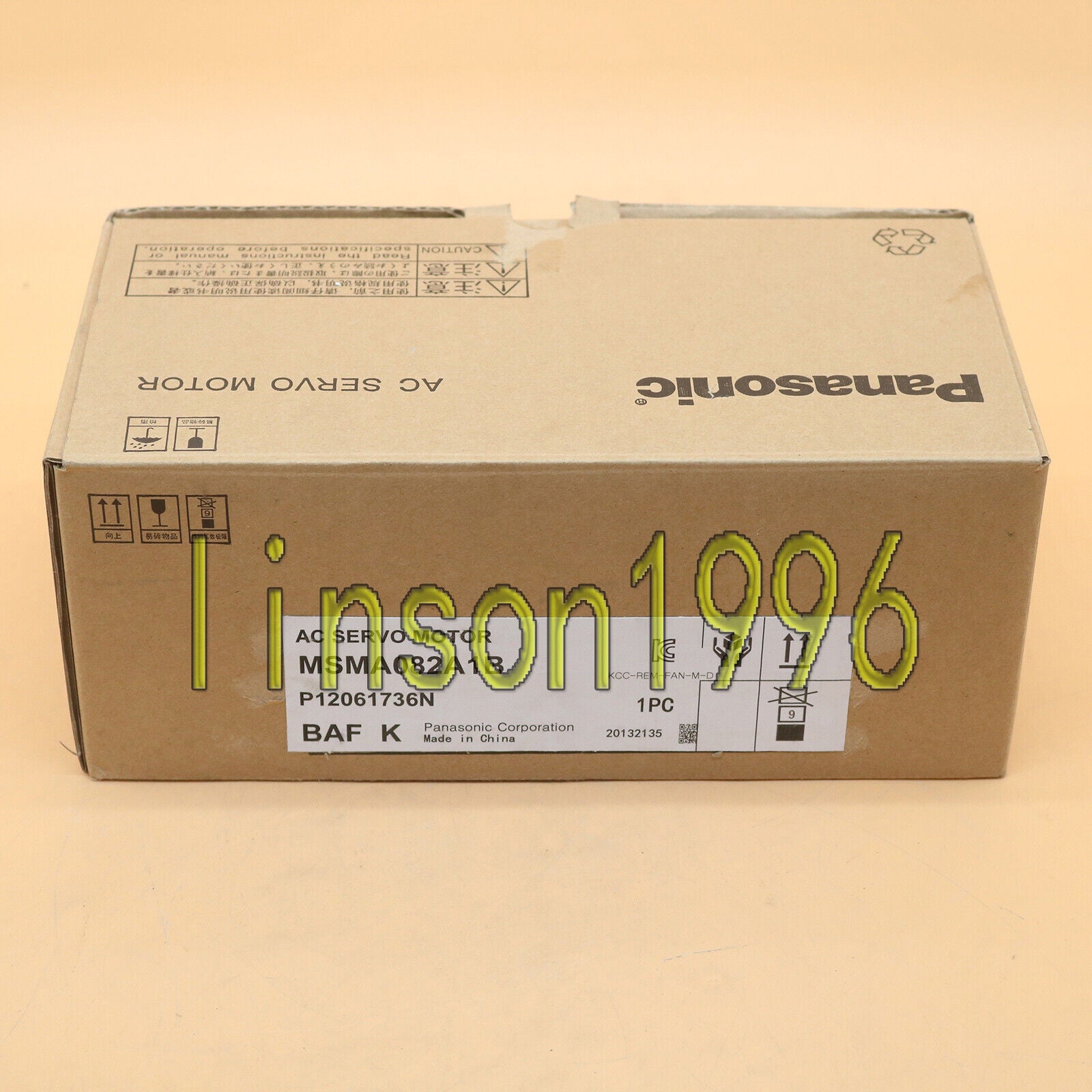 Panasonic servo motor MSMA082A1B 1PC - PANASONIC